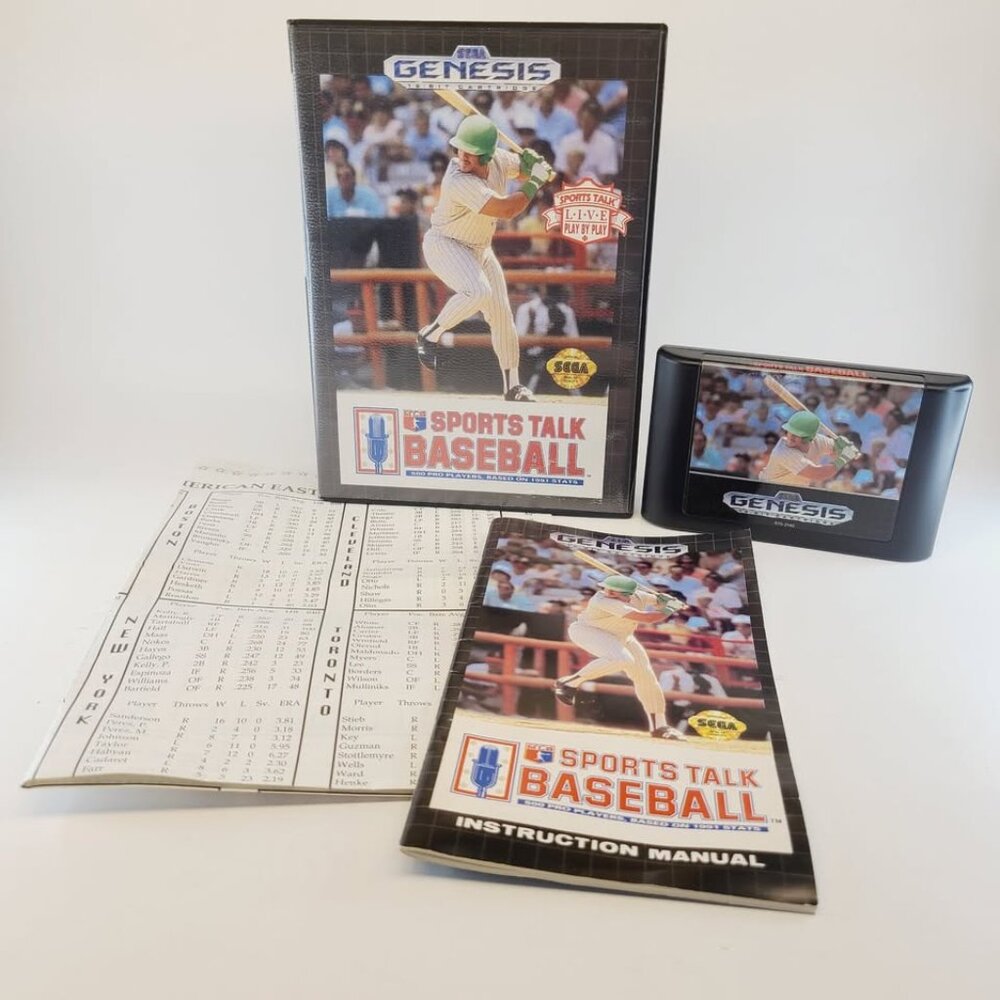 Sports Talk Baseball (Sega Genesis, 1992)